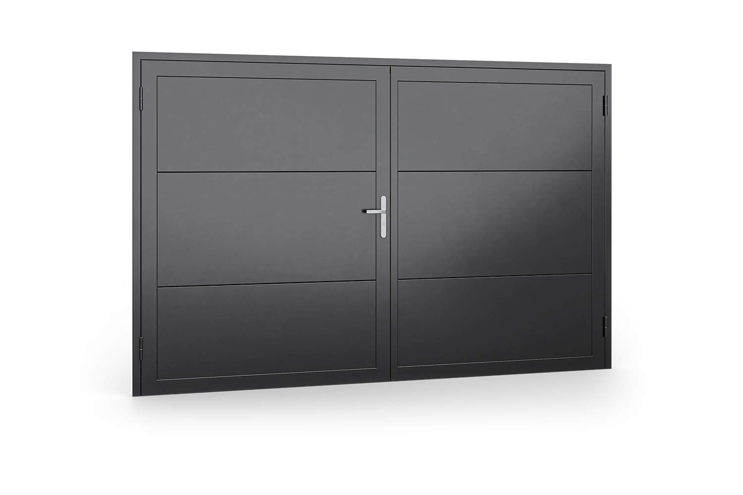 Presto side-hinged garage door