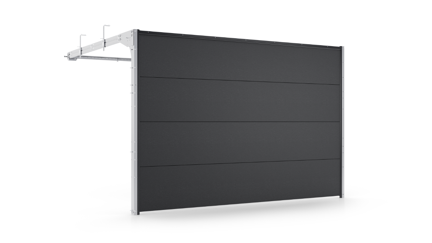 Sectional garage doors