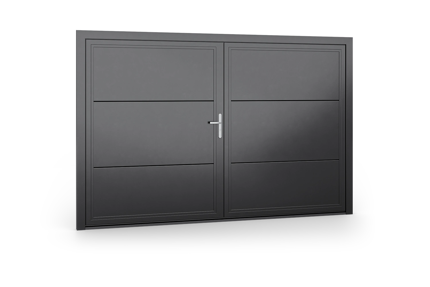 Unico side-hinged garage doors